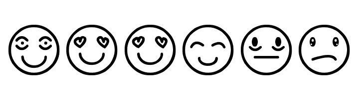 Rostros y emociones  Free Fonts Download