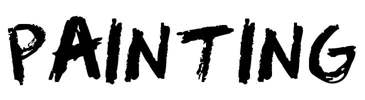 PAINTING Scribble Scrawl Font