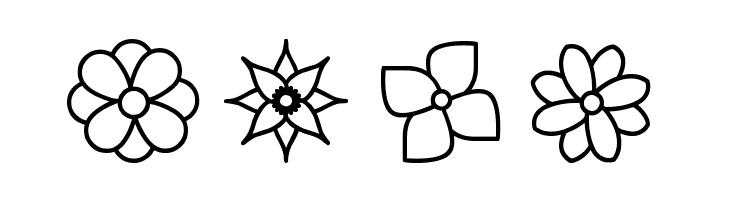 Flowers St  Free Fonts Download