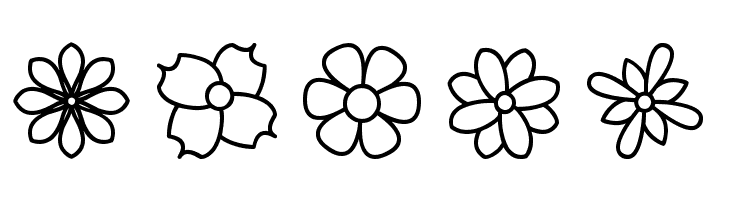 Flowers St  Free Fonts Download