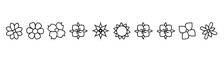 Flowers St  Free Fonts Download