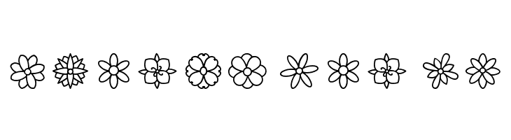 Flowers St  Free Fonts Download