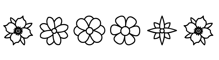Flowers St  Free Fonts Download