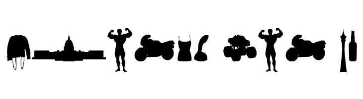 Mixed Silhouettes Free vol 2  Free Fonts Download