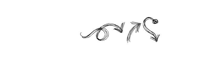 go around the books - arrows  Free Fonts Download