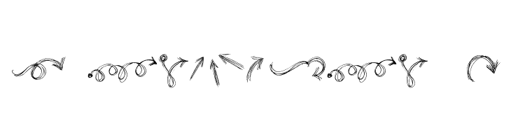 go around the books - arrows  Free Fonts Download