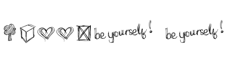 go around the books - symbols  Free Fonts Download