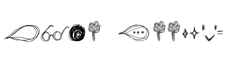 go around the books - symbols  Free Fonts Download