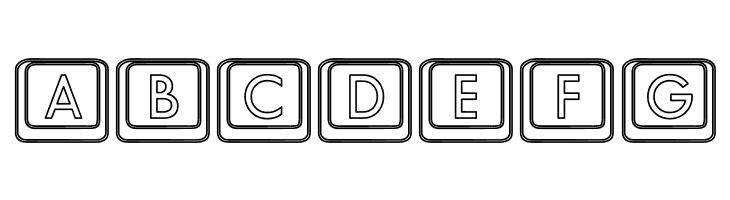 Keyboard KeysHo Hollow  Free Fonts Download