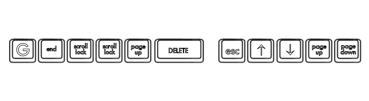 Keyboard KeysHo Hollow  Free Fonts Download