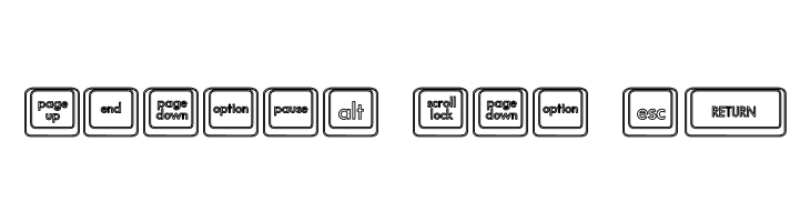 Keyboard KeysHo Hollow  Free Fonts Download