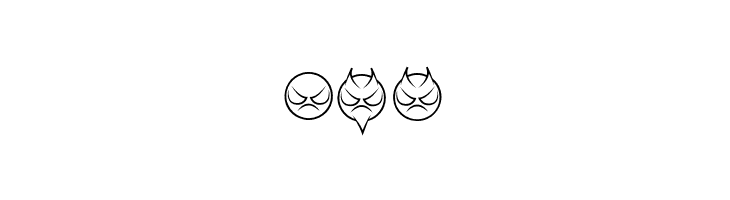 somedevilfaces-Regular  Free Fonts Download