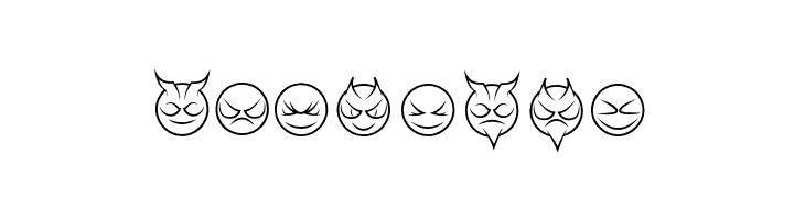 somedevilfaces-Regular  Free Fonts Download