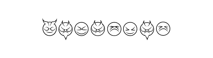 somedevilfaces-Regular  Free Fonts Download