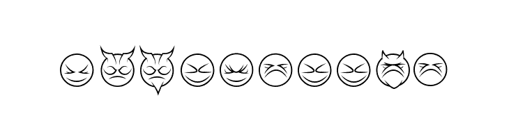 somedevilfaces-Regular  Free Fonts Download