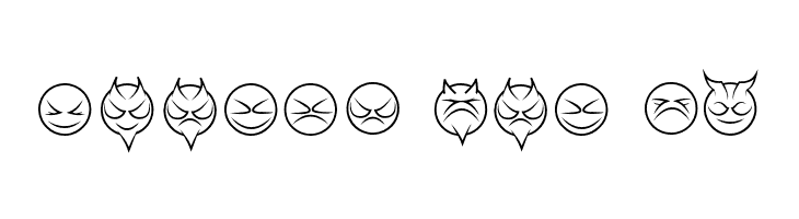 somedevilfaces-Regular  Free Fonts Download