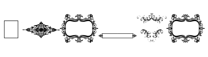 Vintage Frames  Free Fonts Download