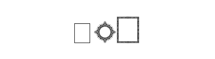 Vintage Frames  Free Fonts Download