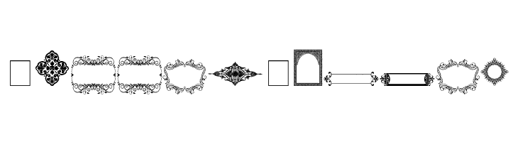 Vintage Frames  Free Fonts Download