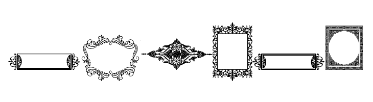 Vintage Frames  Free Fonts Download