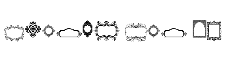 Vintage Frames  Free Fonts Download
