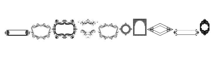 Vintage Frames  Free Fonts Download