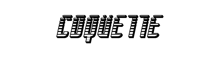 SF Piezolectric SFX Oblique  Free Fonts Download