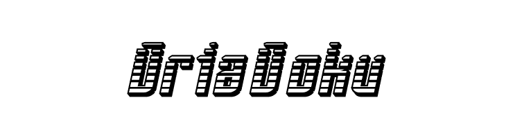 SF Piezolectric SFX Oblique  Free Fonts Download