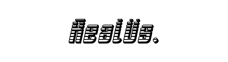 SF Piezolectric SFX Oblique  Free Fonts Download