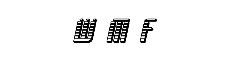 SF Piezolectric SFX Oblique  Free Fonts Download