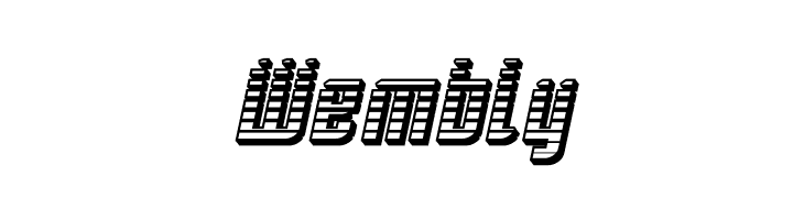 SF Piezolectric SFX Oblique  Free Fonts Download