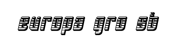 SF Piezolectric SFX Oblique  Free Fonts Download