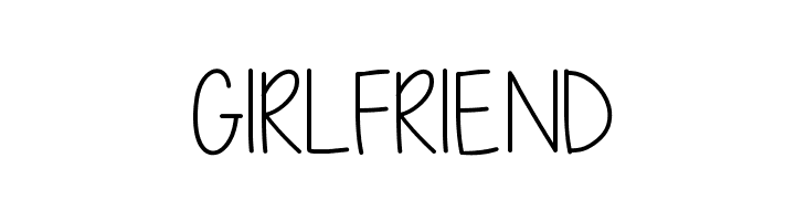 GIRLFRIEND A little sunshine Font