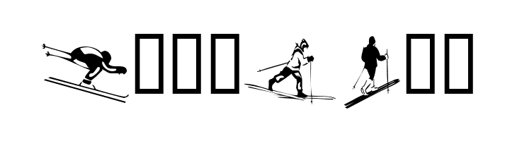 KR Ski  Free Fonts Download