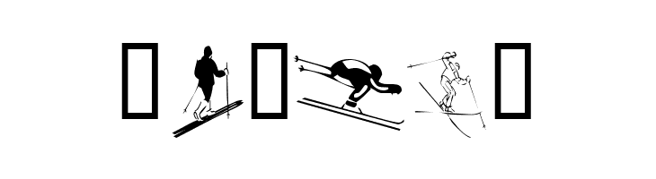 KR Ski  Free Fonts Download