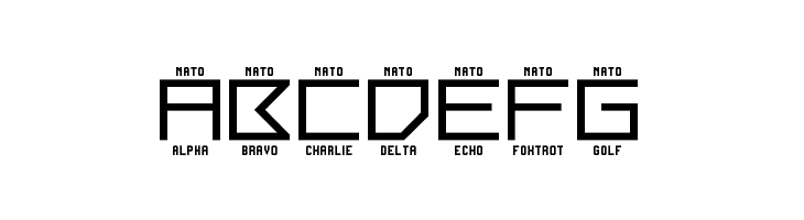 LNR Phonetic Alphabet Regular  Free Fonts Download