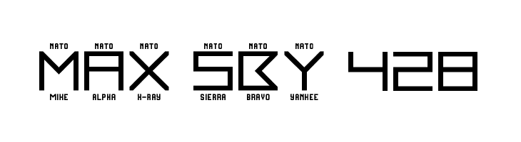 LNR Phonetic Alphabet Regular  Free Fonts Download