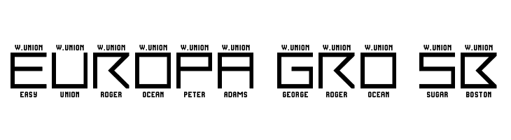 LNR Phonetic Alphabet Regular  Free Fonts Download
