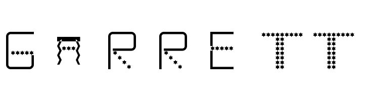 StarFont Capitals Regular  Free Fonts Download