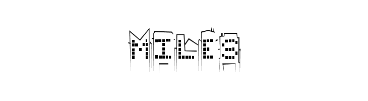 skylinesketch  Free Fonts Download