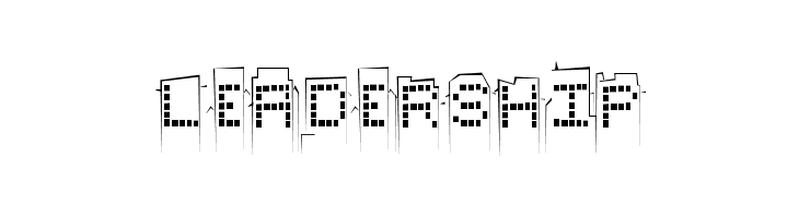 skylinesketch  Free Fonts Download