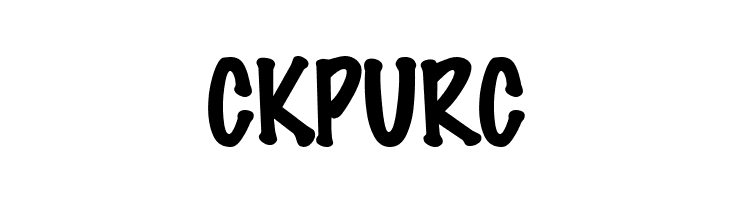 CKPURC MarkerFeltThin-Plain Regular Font