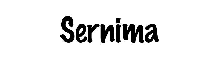 Sernima MarkerFeltThin-Plain Regular Font
