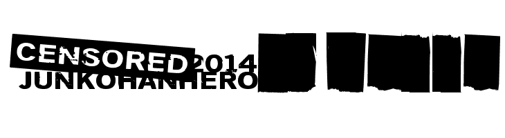 Sensuroitu  Free Fonts Download