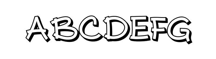 Typo Comica Outline  Free Fonts Download