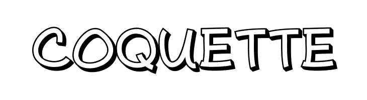 Typo Comica Outline  Free Fonts Download