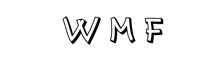 Typo Comica Outline  Free Fonts Download