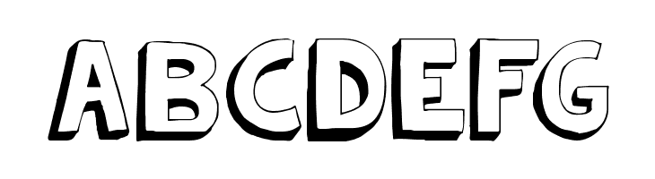 KG Summer Sunshine Shadow  Free Fonts Download