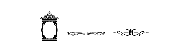 Vintage Decorative signs 2  Free Fonts Download