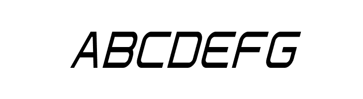 Directive Four Condensed Italic  Free Fonts Download